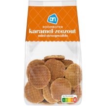 AH Stroopwafels Mini Karamel Zeezout (200 gr.)