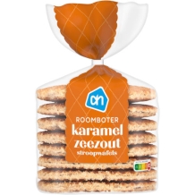 AH Stroopwafels Karamel Zeezout (230 gr.)