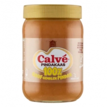 Calvé 100% Pindakaas Grof Gemalen (600 gr.)