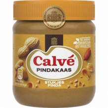 Calvé Pindakaas met stukjes noot (350 gr.)