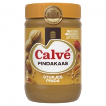 Calvé Pindakaas met stukjes noot (650 gr.)