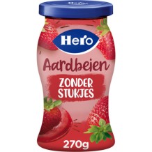 Hero Aardbeien Jam Zonder Stukjes (270 gr.)