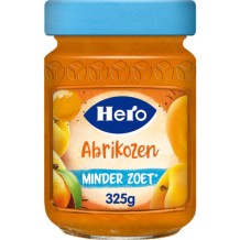 Hero Abrikozen Jam Minder Zoet (325 gr.)