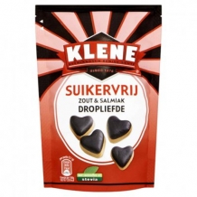 Klene Dropliefde Suikervrij  (105 gr.)