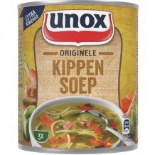 Unox Kippensoep Blik 800 ml.