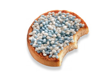 De Ruijter Muisjes Blauw/Wit (330 gr.)